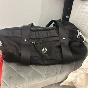 lululemon athletica Black Duffel Bag
